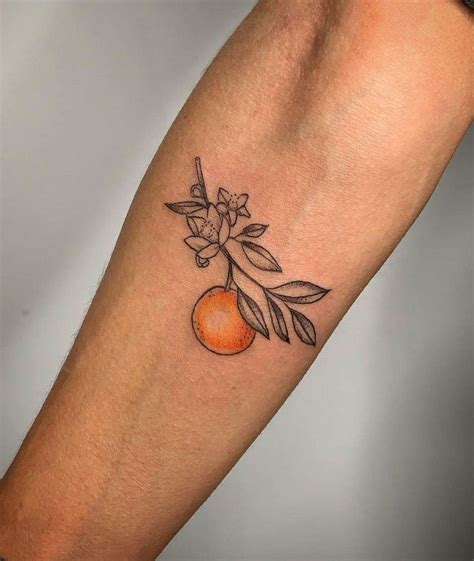 5 Orange Blossom Tattoo Ideas