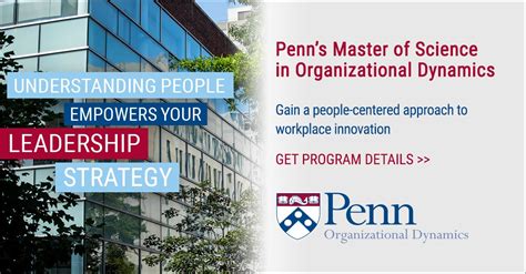 Organizational Dynamics Programs Penn Lps