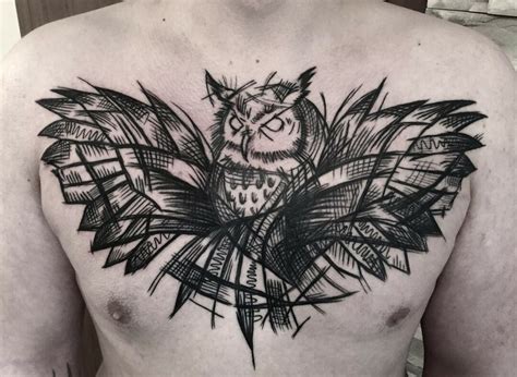 Owl Chest Tattoo R Tattoodesigns