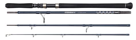 Penn Overseas 2 Spinning Rod Penn Overseas Ii 4 Piece Spinning Rod 24T Carbon Blank With Fuji Guides For Sea Travel Fishing Travel Fishing Rod With Case