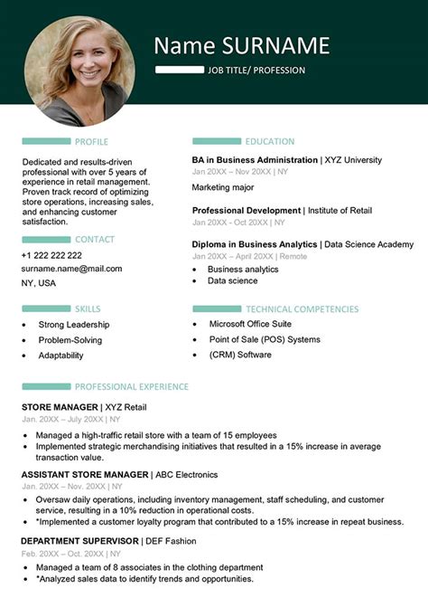 Personal Resume Example Writing Guid Free Word Download