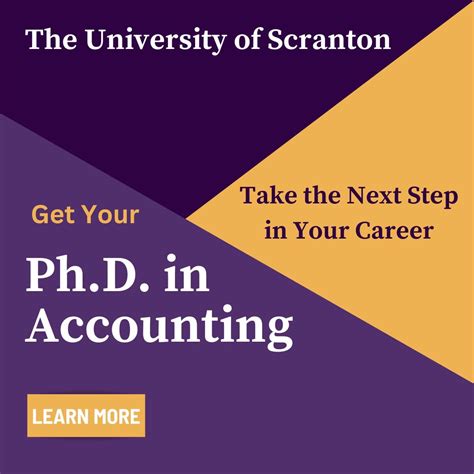 Phd In Accounting At The University Of Scranton
