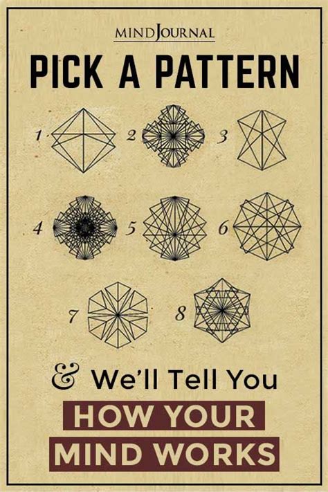 Pick A Pattern To Find How Your Mind Works 8 Pattern Quiz
