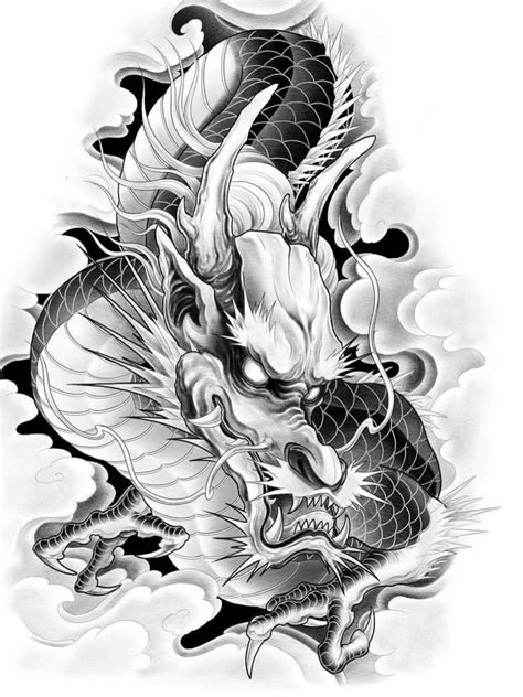 Pin By Jay Van On Japanese Asian Dragon Tattoo Dragon Tattoo Sketch Dragon Head Tattoo