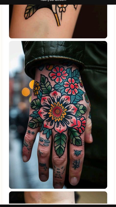 Pin By Jenny On Tattoos In 2025 Traditional Hand Tattoo Ink Tattoo American Traditional Tattoo
