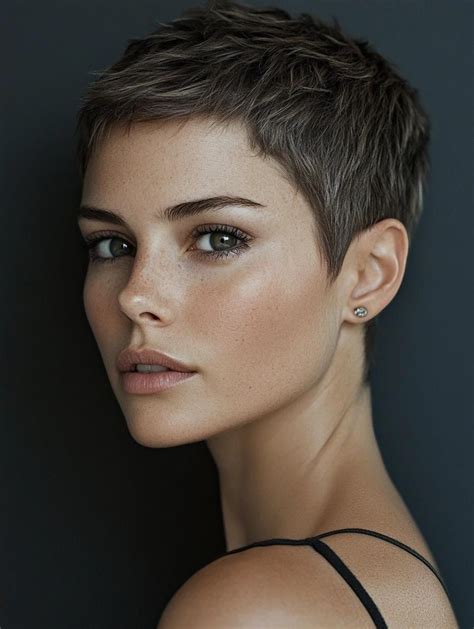 Pin By Klaus Herrmann On Hi In 2025 Short Hair Styles Pixie Super Short Hair Funky Short