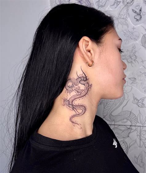 Pin By On Best Neck Tattoos Neck Tattoo Dragon Sleeve Tattoos