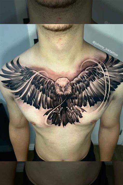 Pin By On Cool Chest Tattoos Chest Tattoo Men Eagle Tattoo