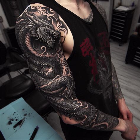 Pin By Vulgolipe On Cobertura Do Bra O In 2024 Dragon Sleeve Tattoos Phoenix Tattoo Sleeve