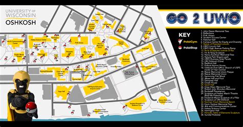 Pokemap Of Uw Oshkosh Undergraduate Admissions University Of Wisconsin Oshkosh