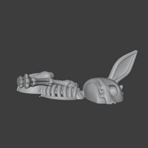 Pokemon Eevee Fossil Skeleton Figure Halloween 3D File For 3D Printing Cults Pokemon Eevee Fossil Skeleton Figure Halloween 3D File For 3D Printing Cults