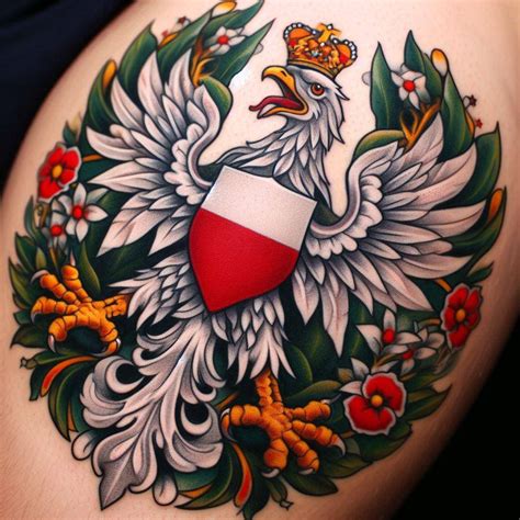 Polish Eagle Tattoo Embracing National Identity And Strength Your Own Tattoo Design Custom