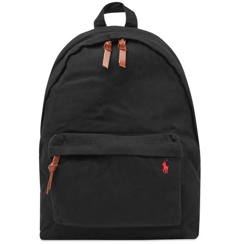 Polo Ralph Lauren Canvas Backpack In Black With Pony Logo At William Pendleton Blog Polo Ralph Lauren Canvas Backpack In Black With Pony Logo At William Pendleton Blog