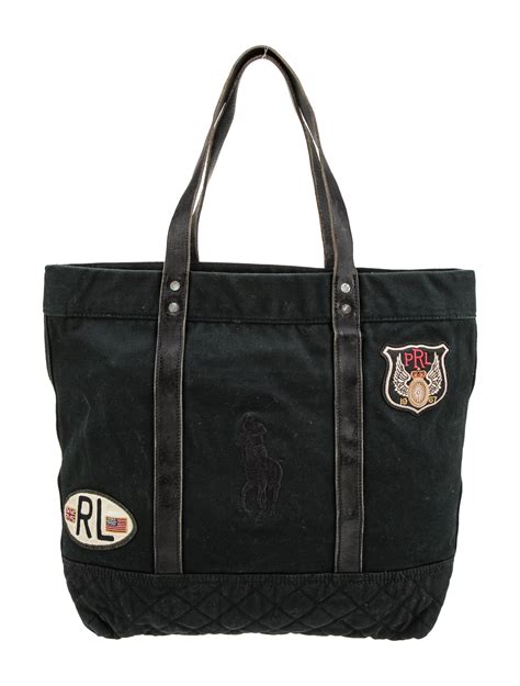 Polo Ralph Lauren Canvas Tote Black Totes Bags Wprln107447 The Realreal Polo Ralph Lauren Canvas Tote Black Totes Bags Wprln107447 The Realreal