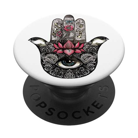 Pop Socket Mandala Buy Hamsa Hand Fatima Spiritual Meaning Origin Lotus Meditation Popsockets Popgrip Swappable Grip For Phones Tablets Popsockets Standard Popgrip Hand Of Fatima