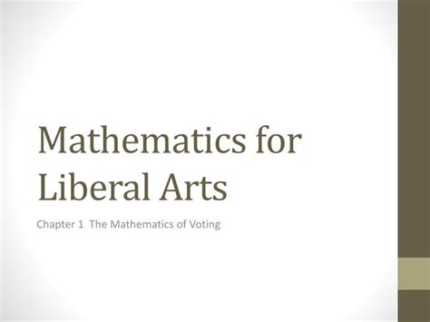 Ppt Mathematics For Liberal Arts Powerpoint Presentation Free Download Id 3471367