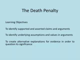 Ppt The Death Penalty Powerpoint Presentation Free Download Id 3438269