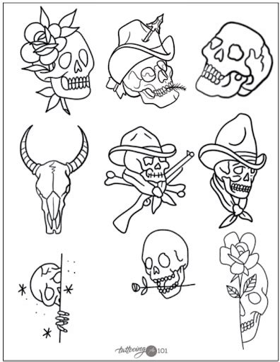 Printable Beginner Tattoo Stencils Tattooing 101