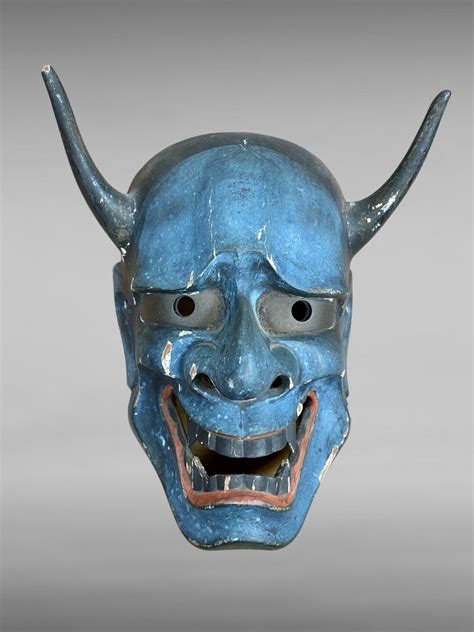 Proantic Noh Theater Mask Depicting Hannya Edo Period 1603 1868