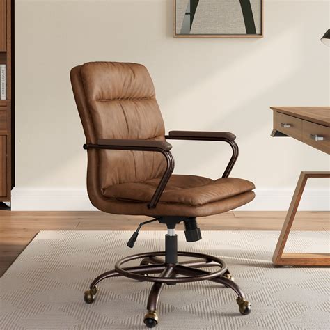 Pu Leather Good Executive Desk Office Chair Brown Eureka Ergonomic Pu Leather Good Executive Desk Office Chair Brown Eureka Ergonomic