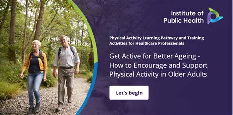 Public Health Matters New Online Course To Help Healthcare Professionals Support Older People To Be More Physically Active