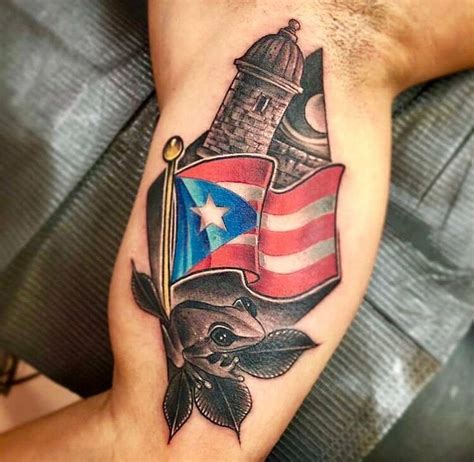 Puerto Rico Tattoos Designs Arm