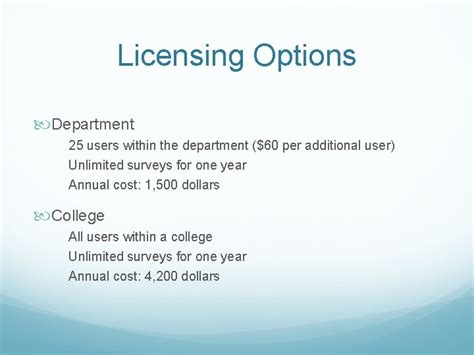 Qualtrics Penn State Licensing And Overview Licensing Options