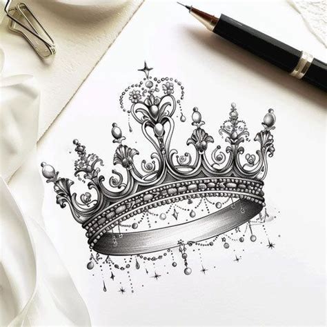 Queen Crown Tattoo Sketch Collection By Imagella On Deviantart