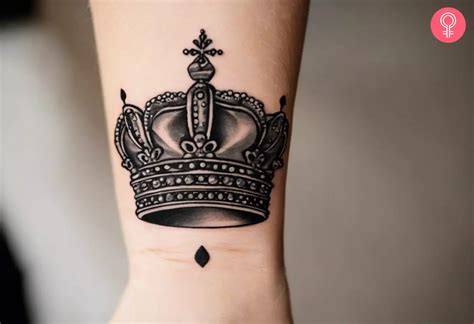 Queen Crown Tattoo Design