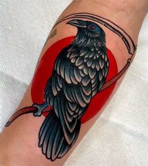 Raven Tattoo Meaning With 75 Amazing Images To Choose From In 2025 American Traditional