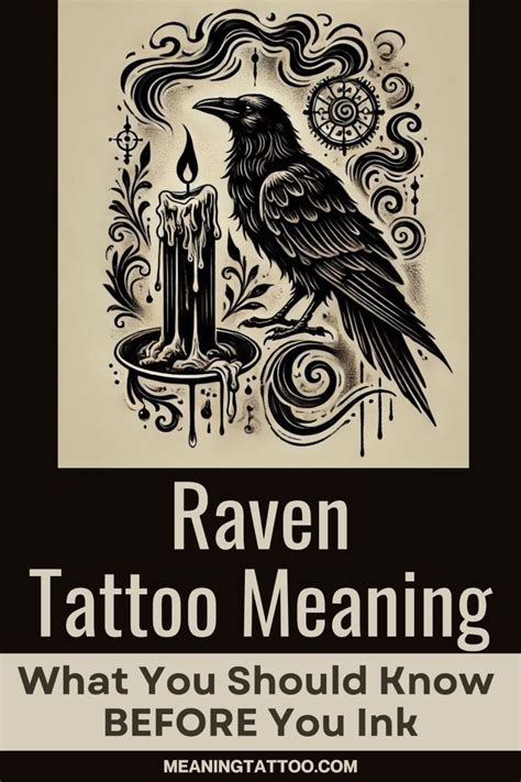 Raven Tattoo Meanings Capture Life Death And Mystery