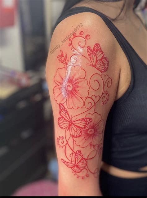 Red Flower Tattoo Red Ink Tattoos Cute Tattoos For Women Pretty Hand Tattoos Red Flower Tattoo Red Ink Tattoos Cute Tattoos For Women Pretty Hand Tattoos