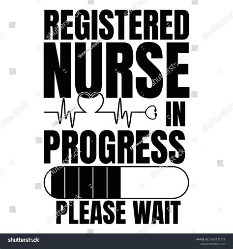 Registered Nurse Progress Please Wait Nurse Stock Vector Royalty Free 2615871279 Shutterstock