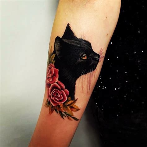 Resultado De Imagem Para Black Cat Tattoo Black Cat Tattoos Love Tattoos Animal Tattoos