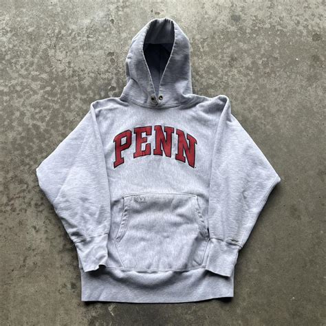 Reverse Weave Penn State Upenn Vintage Sweatshirt Vintage University Of Pennsylvania Hoodie Sweatshirt Large Penn Quakers