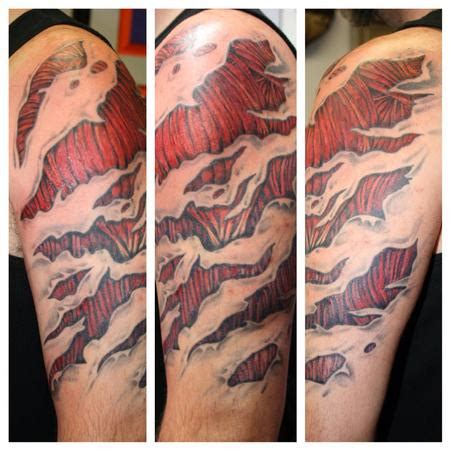 Ripped Arm Tattoo Printable