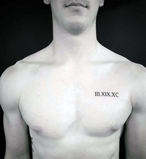 Roman Numerals Tattoo Ideas On Chest Design Talk