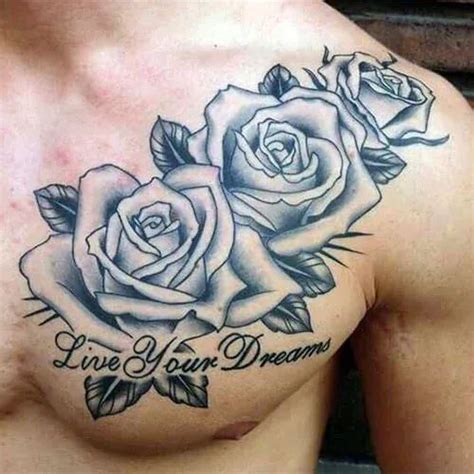 Rose Chest Tattoos 56 Best Chest Tattoos For Guys Rose Chest Tattoos 56 Best Chest Tattoos For Guys