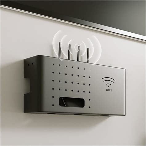 Router Storage Box Wifi Router Storage Box Sturdy Shelf Wall Mounted Wifi Router Bracket