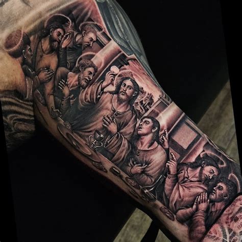 Ryan El Dugi Lewis Tattoos Spiritual Religious Sleeve