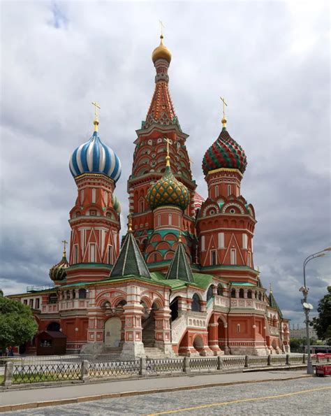 Saint Basil S Cathedral Northwest Elevation Moscow Russia Imaginoso