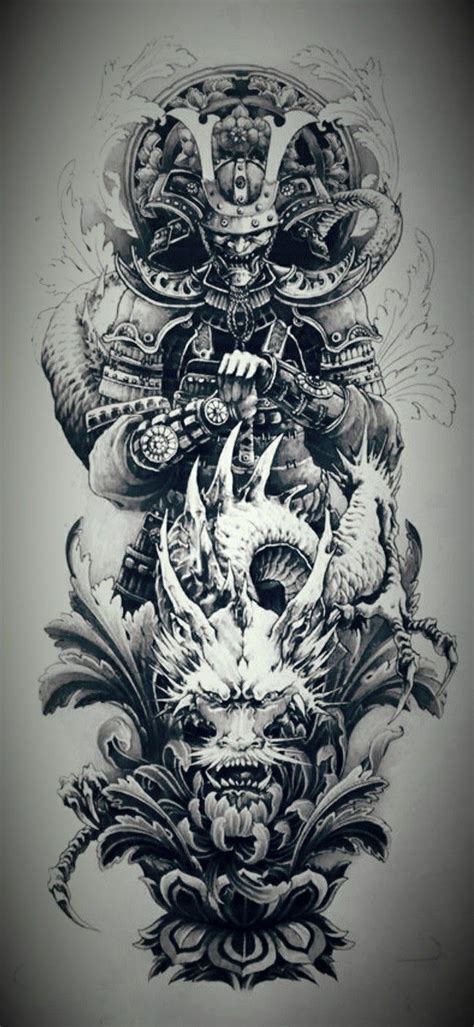 Samurai Dragon Tattoo Powerful Design Symbolism Best Placement Ideas Tattoo Ink Master