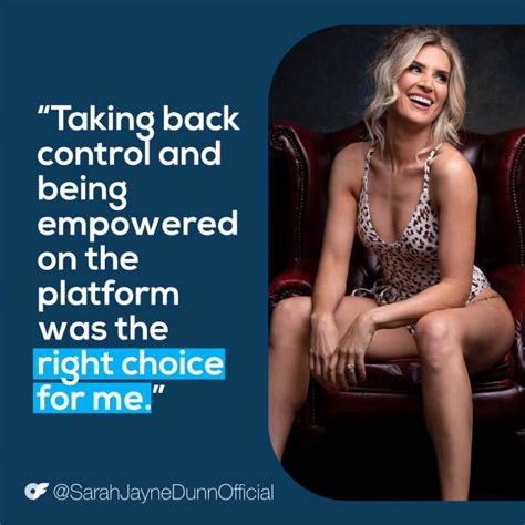 Sarah Jayne Dunn Is In Control Onlyfans Blog