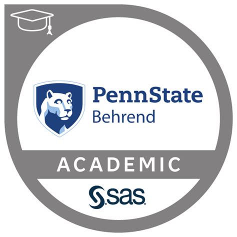 Sas Penn State Erie Academic Specialization In Project And Supply Chain Management Credly