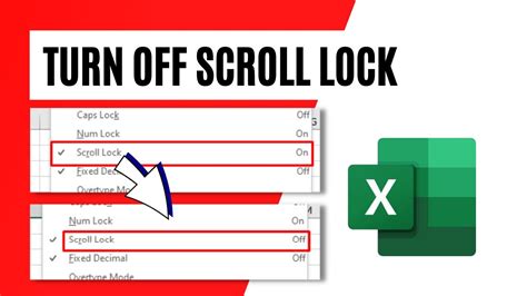 Scroll Lock In Excel How To Turn It Off And On
