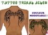 Second Life Marketplace 0 Jmf Nessss Creation 0 Tribal Bat Tattoo Tattoos Torso Back Pelvis