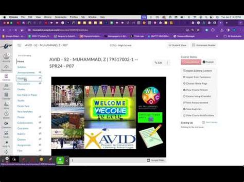 Setting Up Semester 2 Canvas Ccsd Schools Youtube