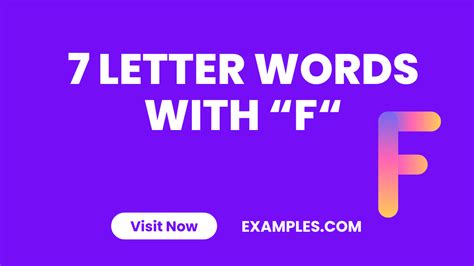 Seven Letter Words Starting With F A Deep Dive Fchasen