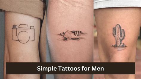 Simple And Small Tattoo Ideas For Men New Tattoos Designs