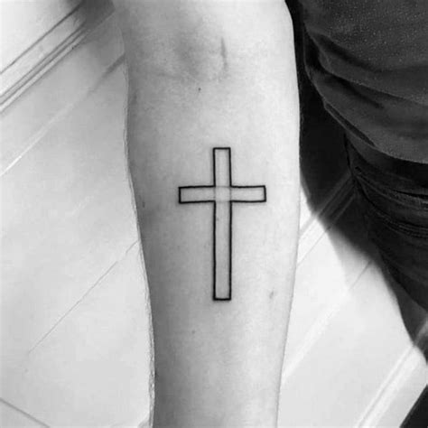 Simple Cross Tattoos Designs